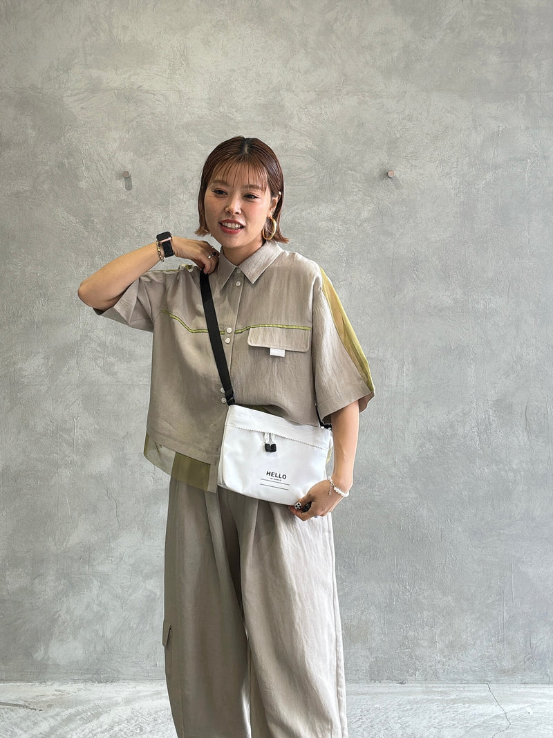メッシュドッキングブラウス／MARECHAL TERRE