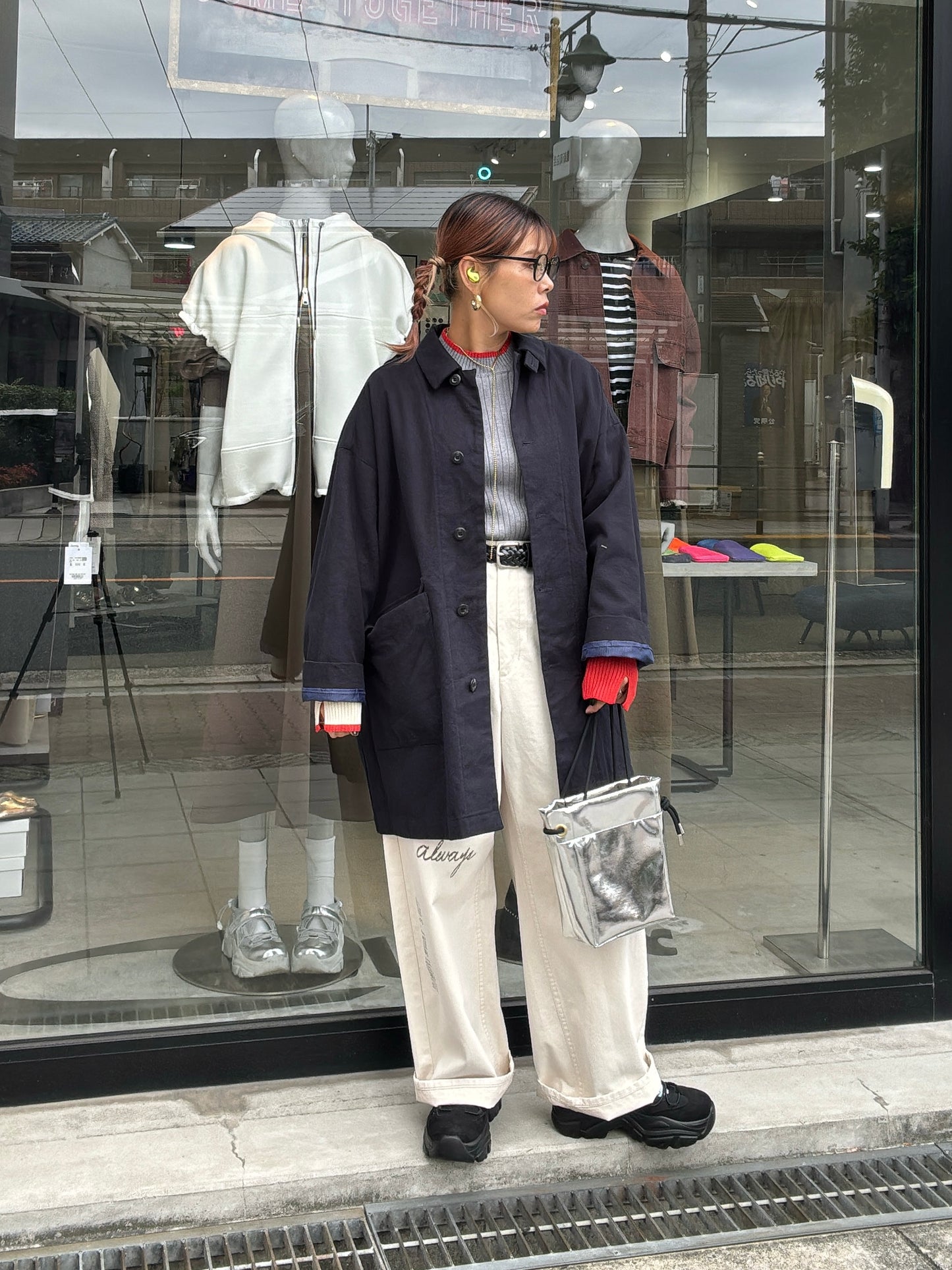 オーバーサイズカバーオール／LE MÉLANGE