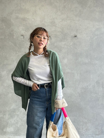 【再入荷】ワッフルドルマンロンT／flamingo firm