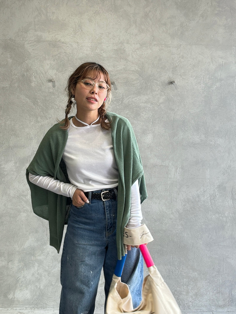 【再入荷】ワッフルドルマンロンT／flamingo firm