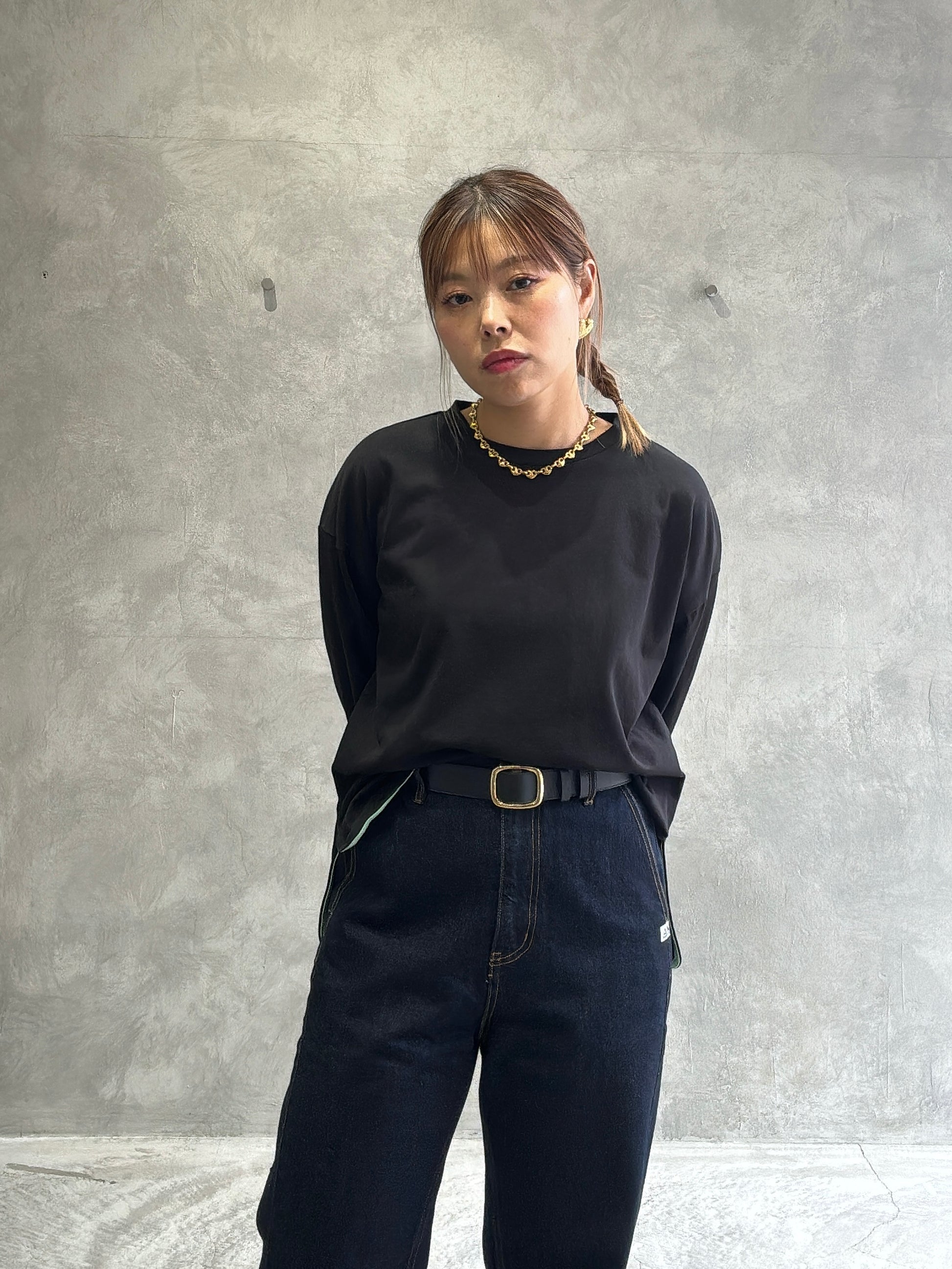 シアードッキング無地ロンT