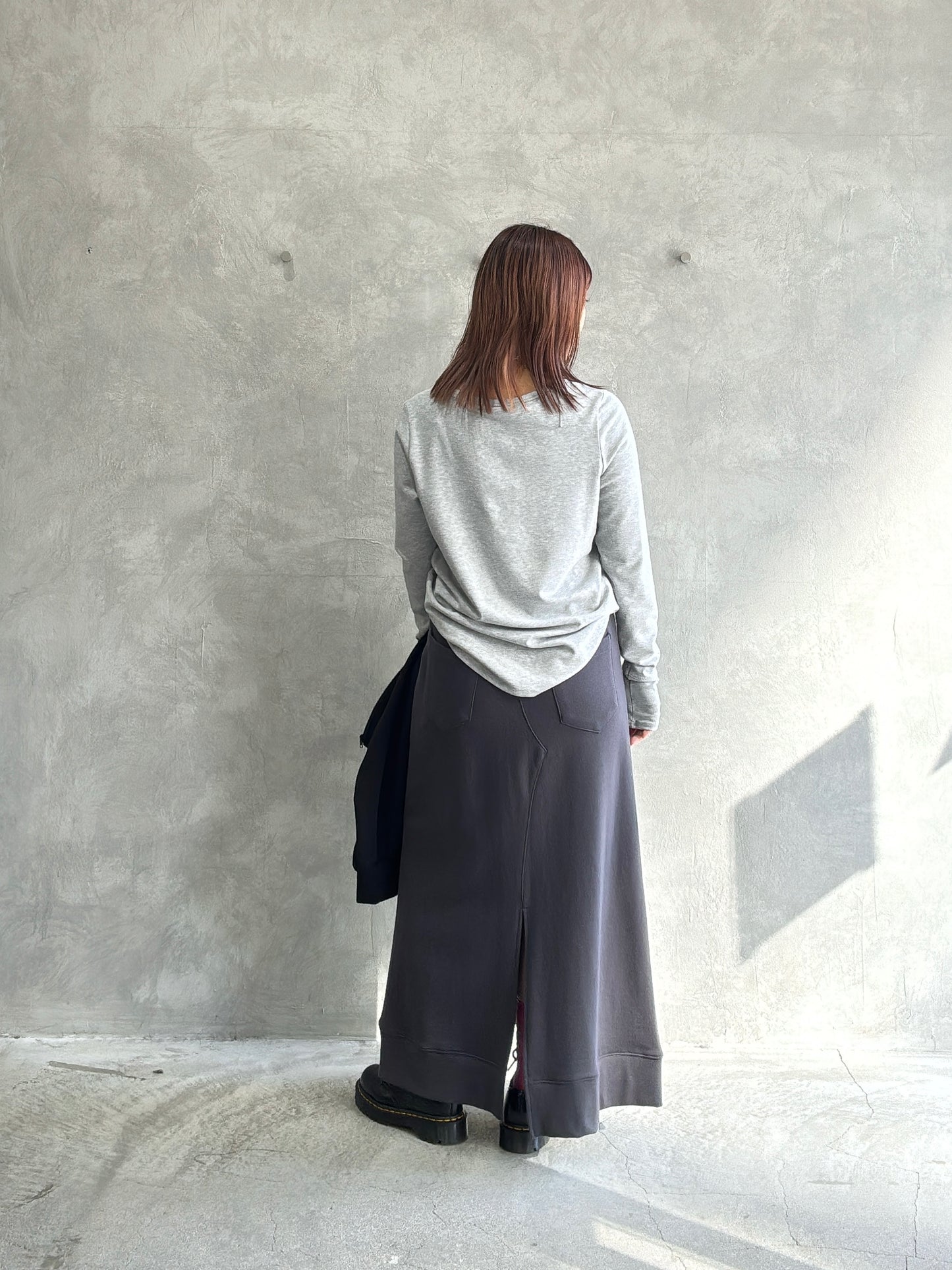 リメイクスウェットスカート／TRANOI