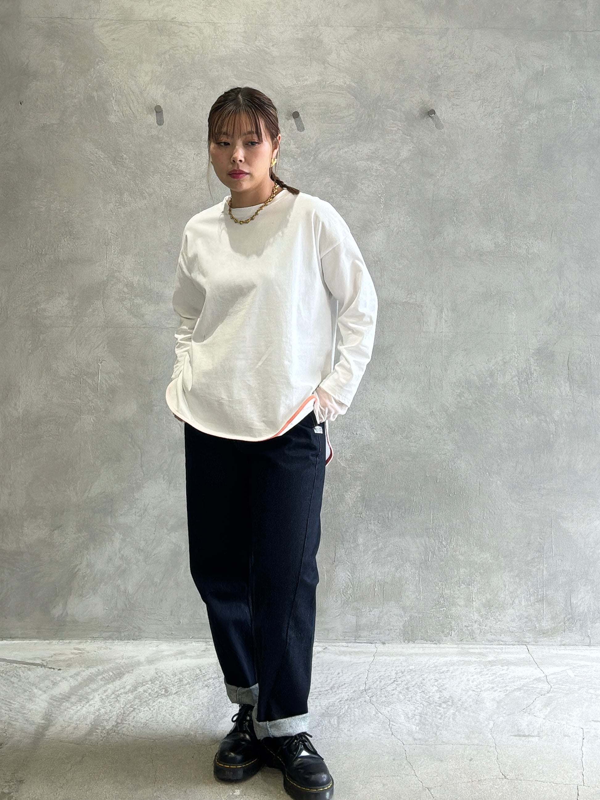 シアードッキング無地ロンT