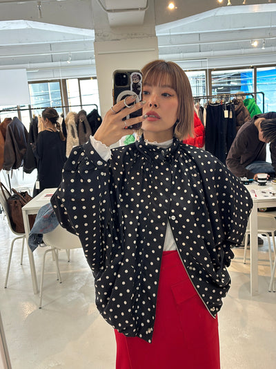 受付終了【予約⚡︎販売】ドットブルゾン／MG JK-26096-A／MARGAUX VINTAGE／2026 AW＃1