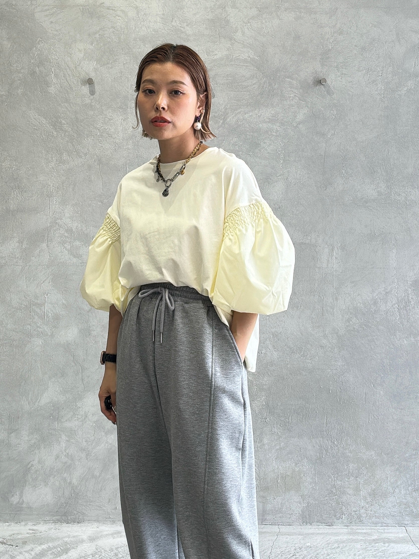 パフスリーブ⚡︎デザイントップス