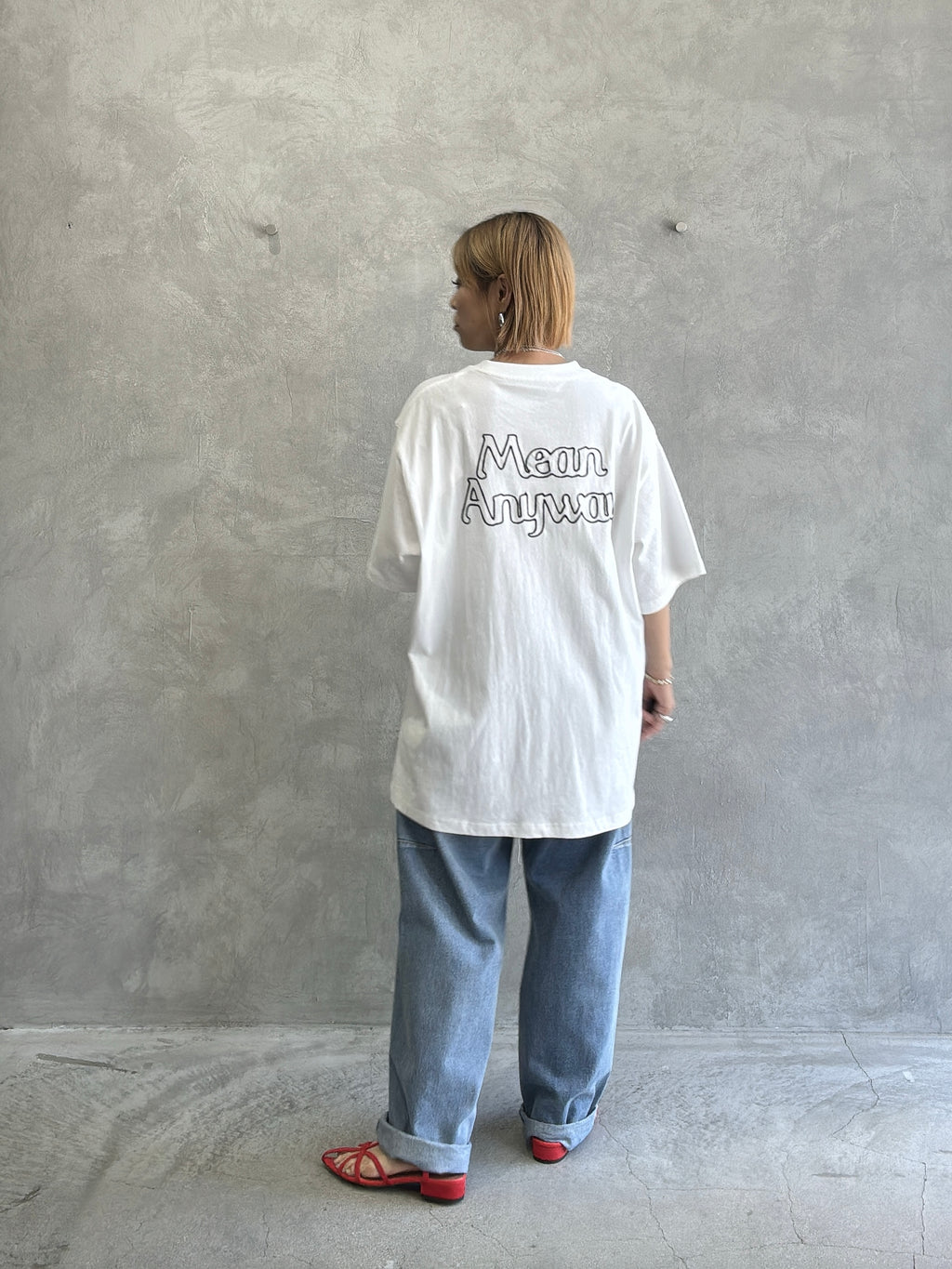受付終了【予約販売】men'sサイズ／コード刺繍ポケット Tシャツ／ING