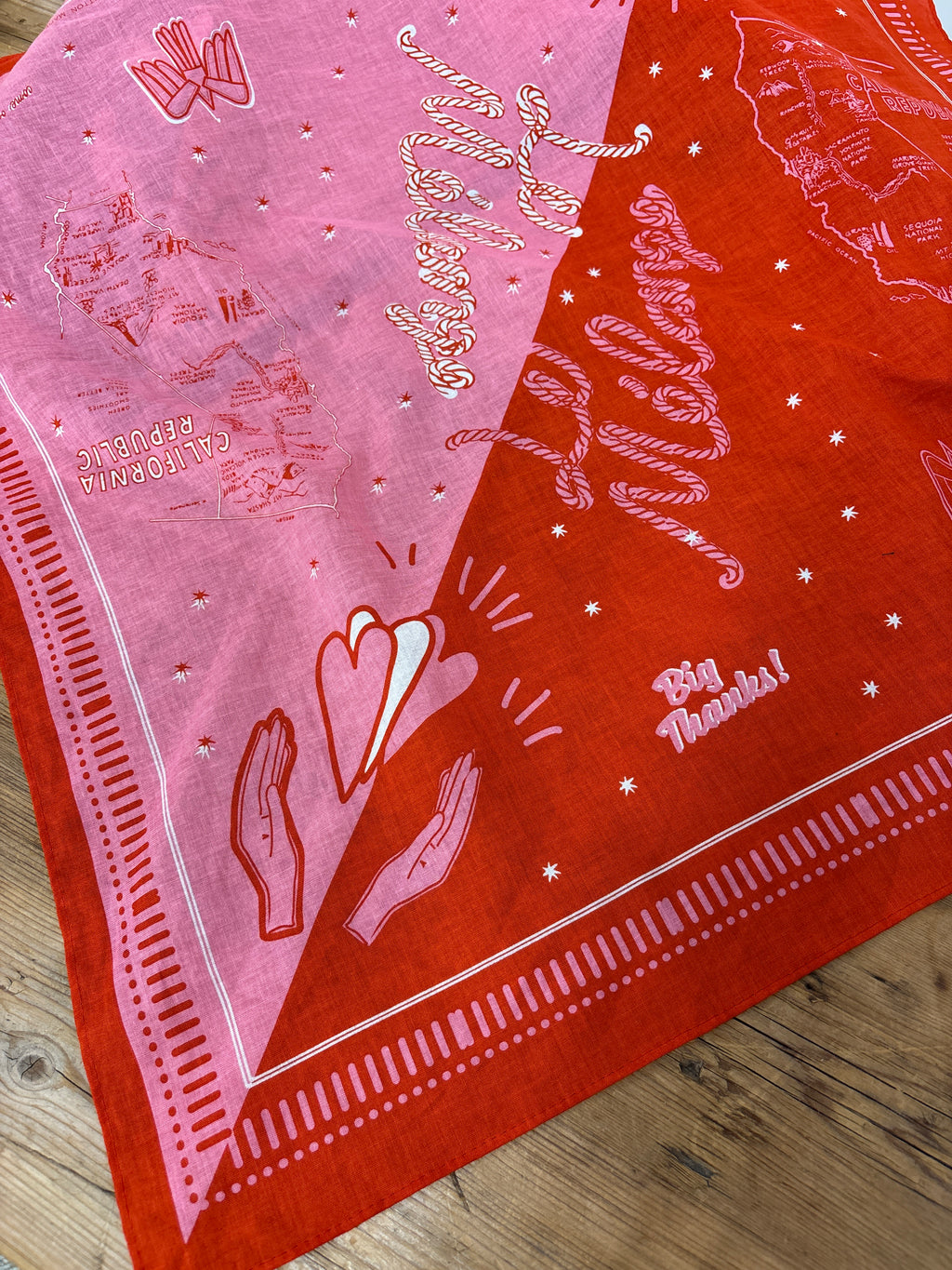 受付終了【予約販売】大判バンダナ／8628001／LE MÉLANGE／2026 SS#2