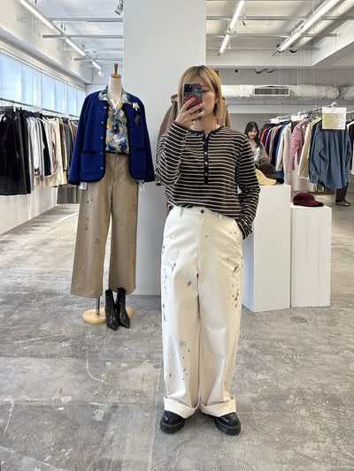 【予約⚡︎販売】ペイントチノパンツ／8653501／LE MÉLANGE／2026 AW #2