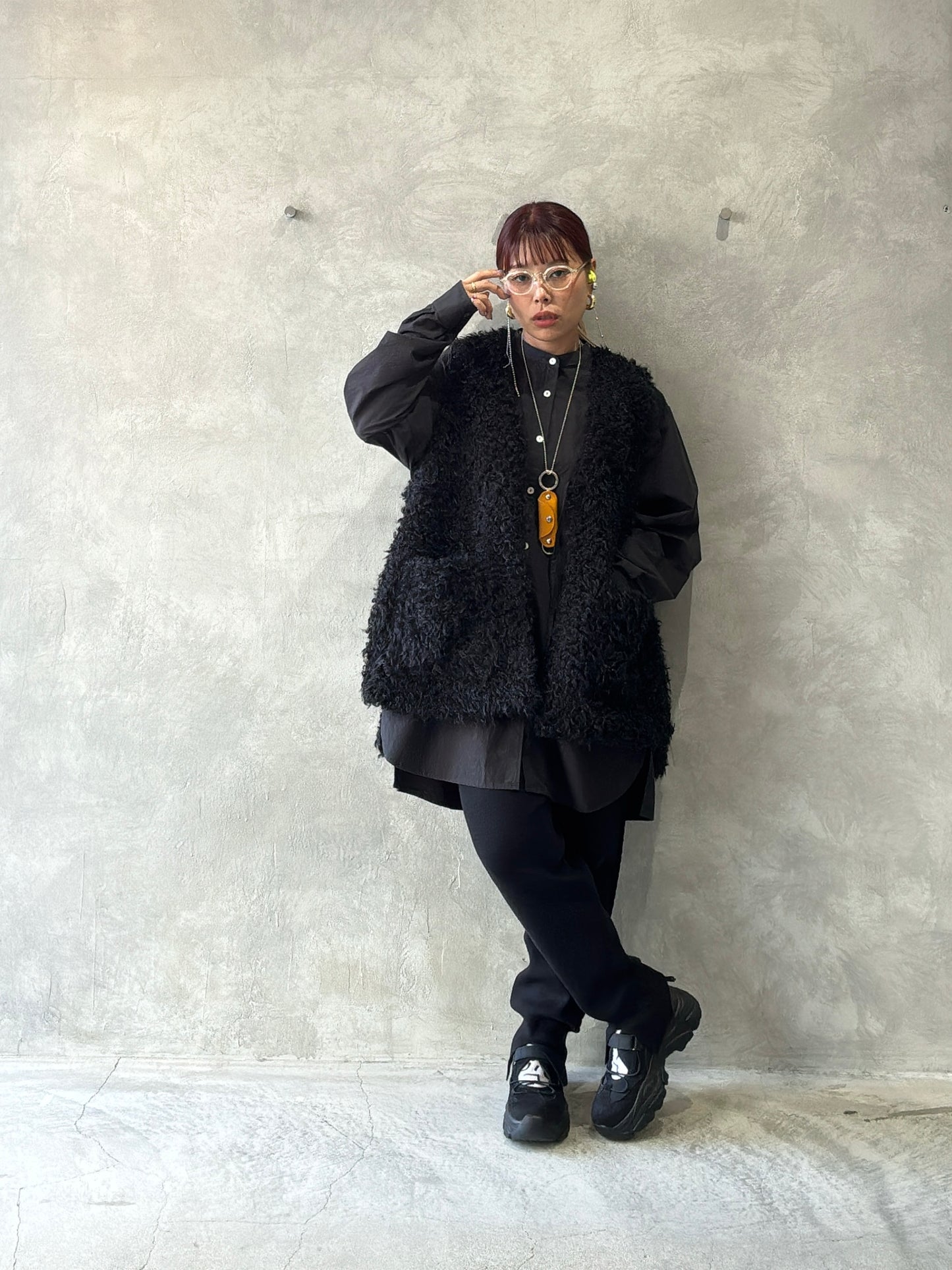 ケーブルラインニットジョガーパンツ／CYAN tokyo