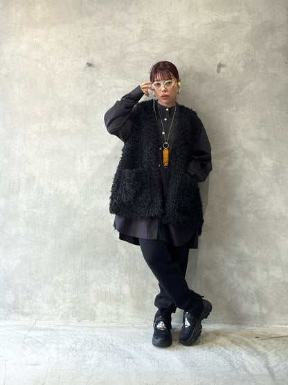 ケーブルラインニットジョガーパンツ／CYAN tokyo