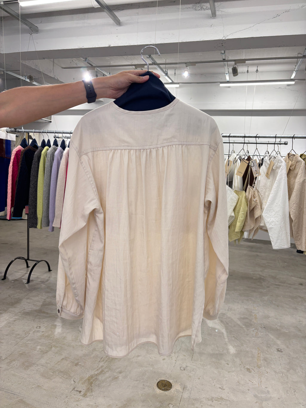 受付終了【予約⚡︎販売】ノーカラープルオーバーシャツ／8653203／LE MÉLANGE／2026 AW #2