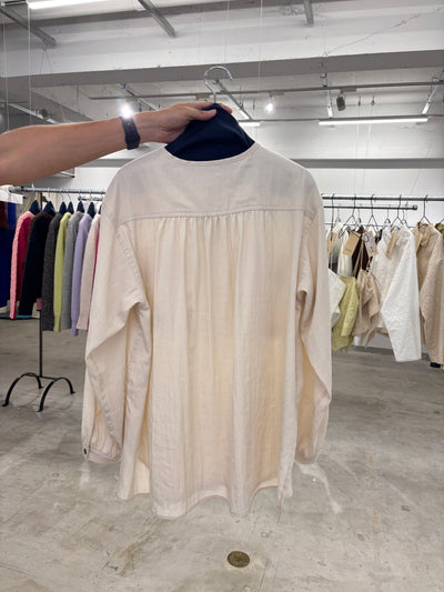 受付終了【予約⚡︎販売】ノーカラープルオーバーシャツ／8653203／LE MÉLANGE／2026 AW #2