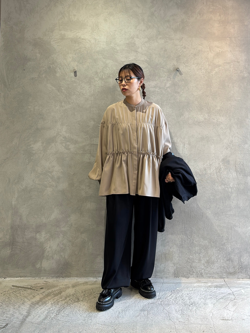 【再入荷】タックポケットジャージジョガーパンツ／CYAN TOKYO