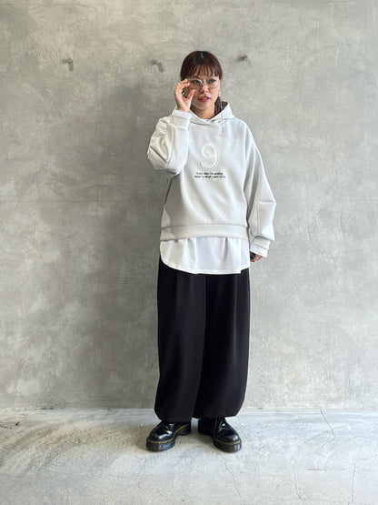 2way（ビル＆ロゴ）プリントカットソー／Dignite collier