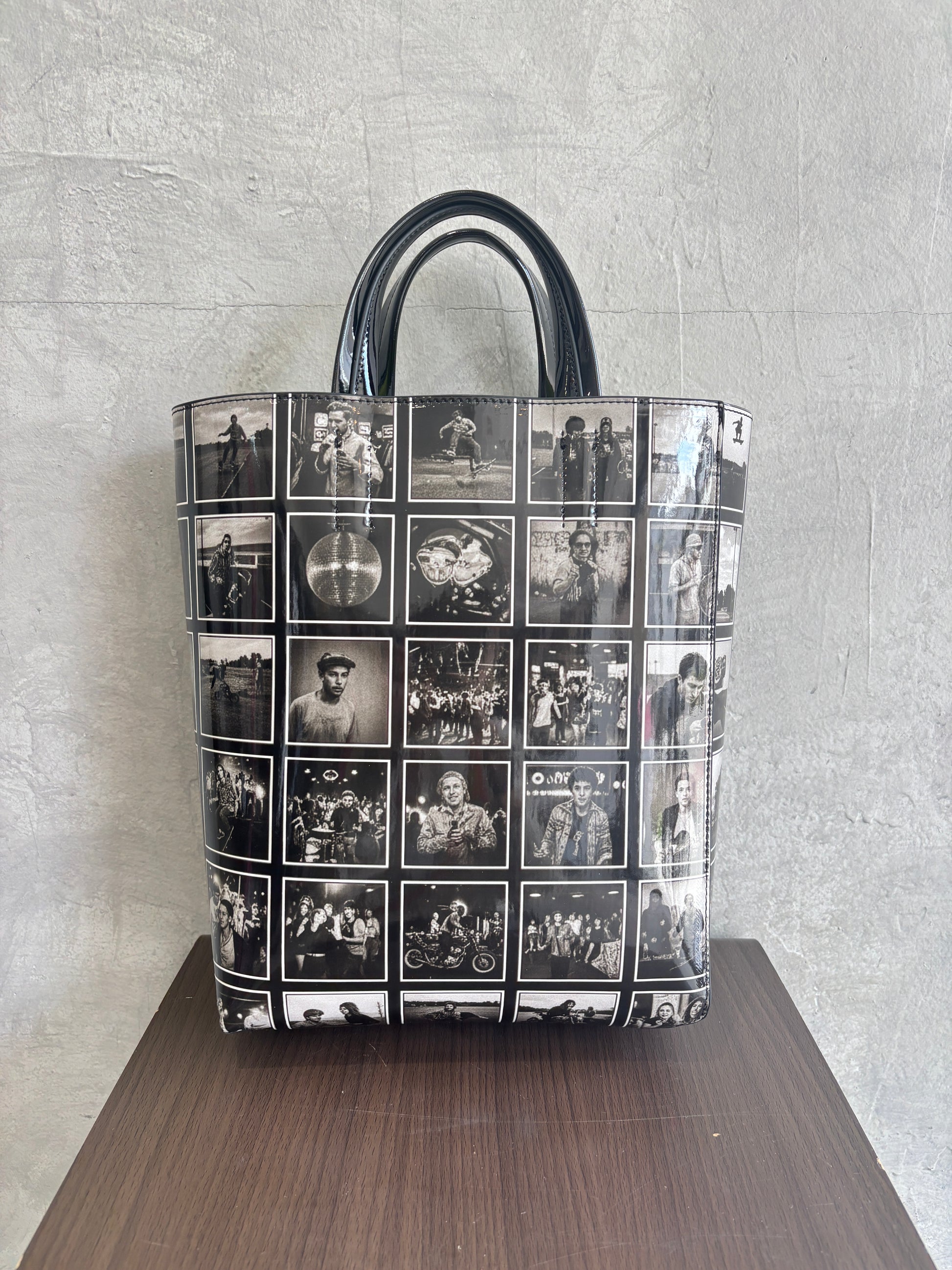 アートプリント２way台形トートバッグ