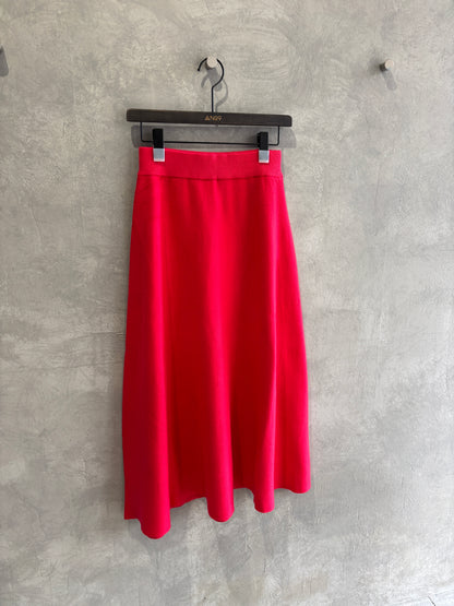 ミラノリブフレアスカート／palm RICHE