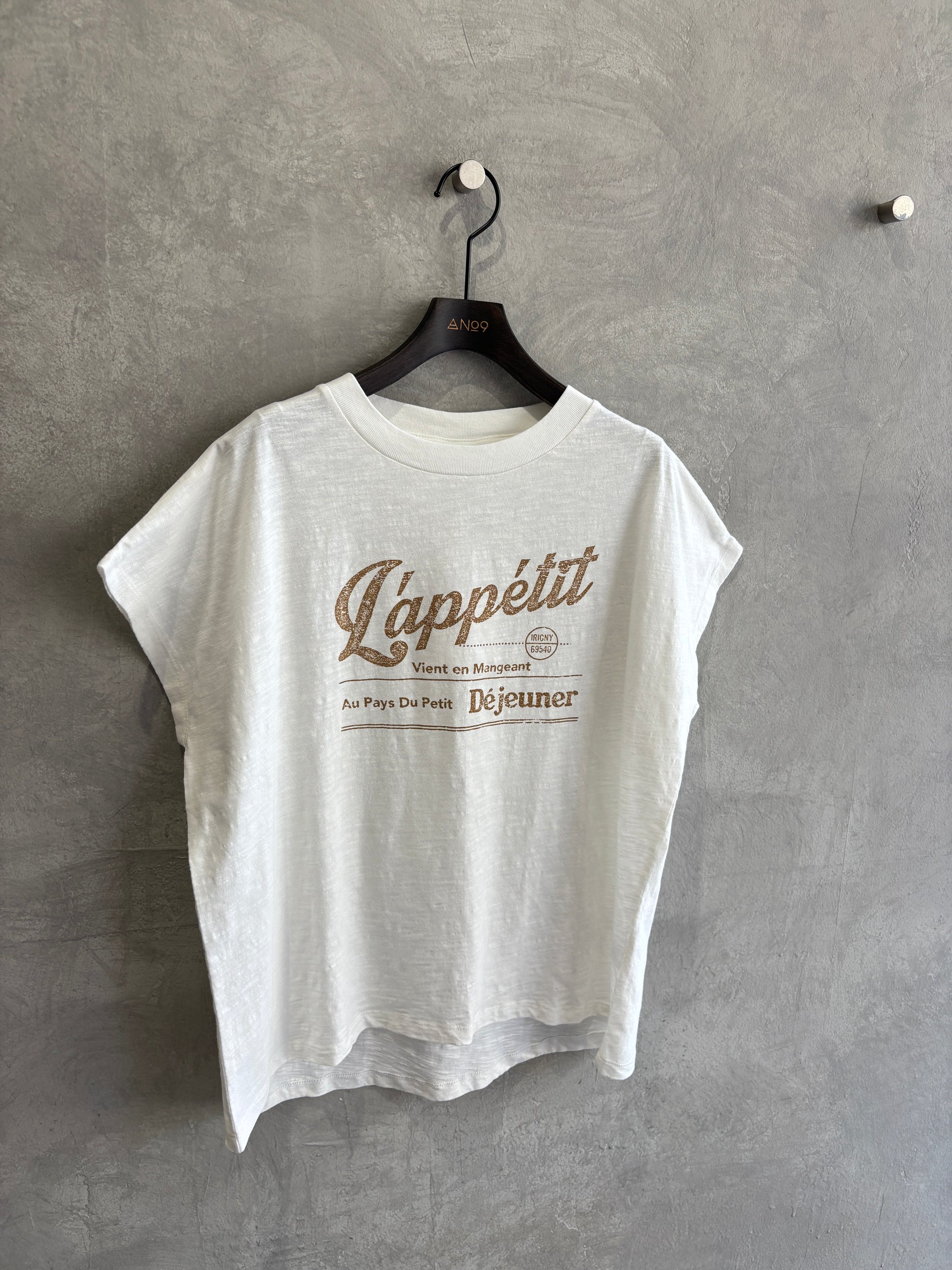 【予約販売】LappetitゆるフレンチスラブTシャツ／ING