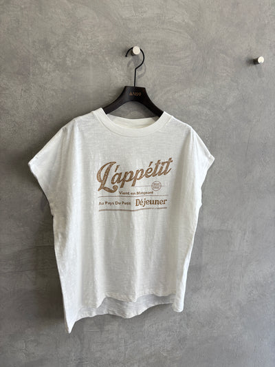 受付終了【予約販売】LappetitゆるフレンチスラブTシャツ／ING