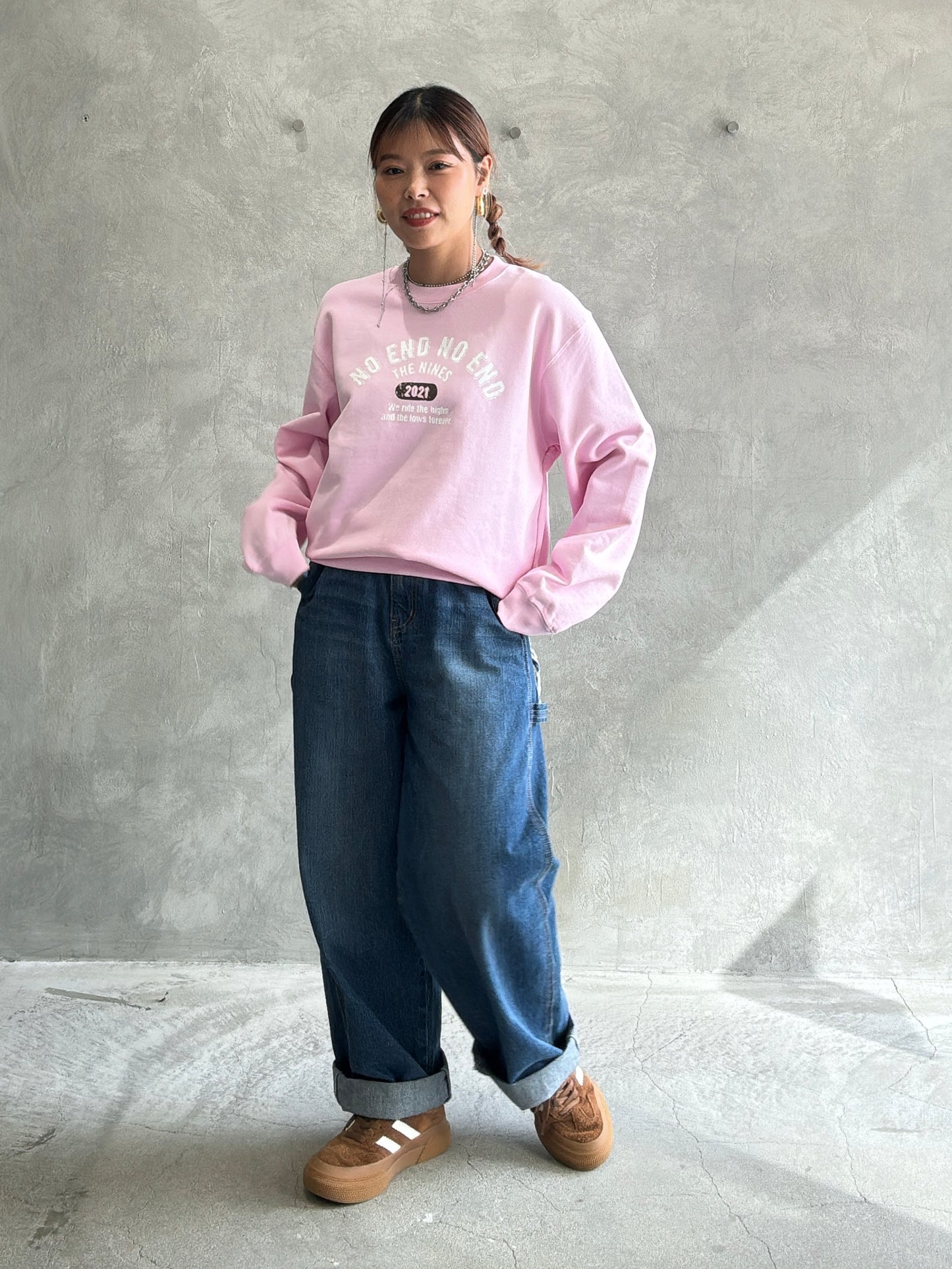 受付終了【予約販売】カレッジデザインスウェット／the Nines