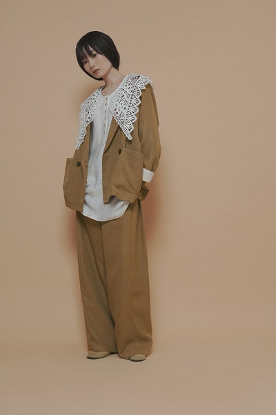 【予約⚡︎販売】リネンライクアジャストワイドパンツ／710555／CYAN TOKYO／2027SS #1