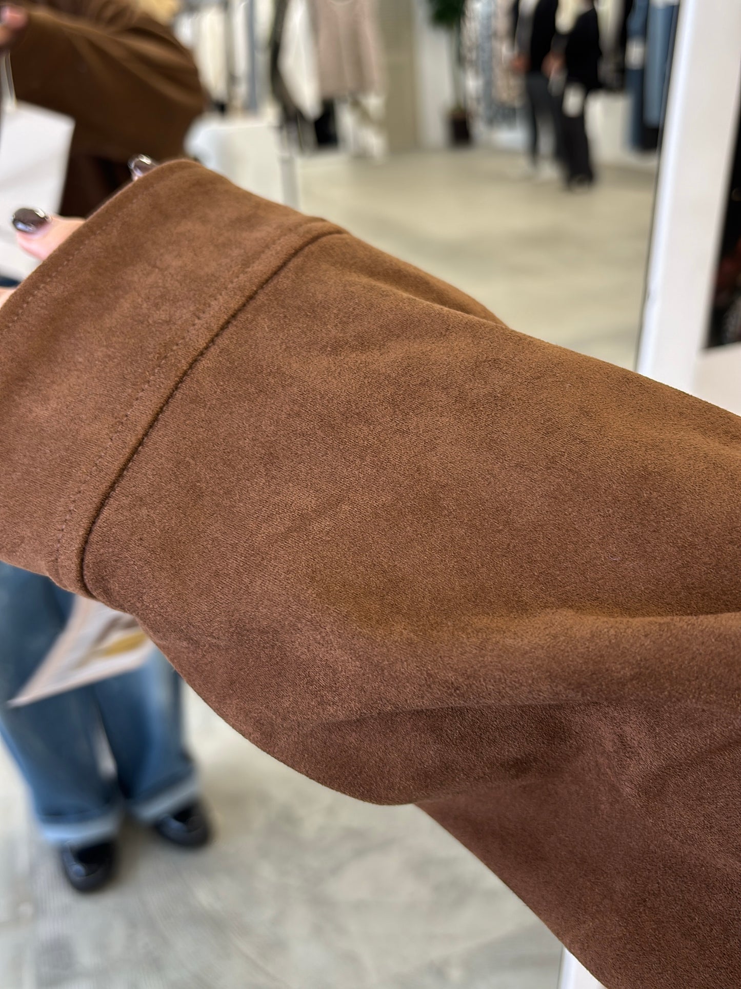 受付終了【予約販売】ECOスウェードベスチェ／8613701／LE MÉLANGE