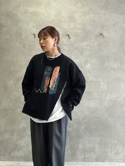 ペイントポンチトップス／palm RICHE