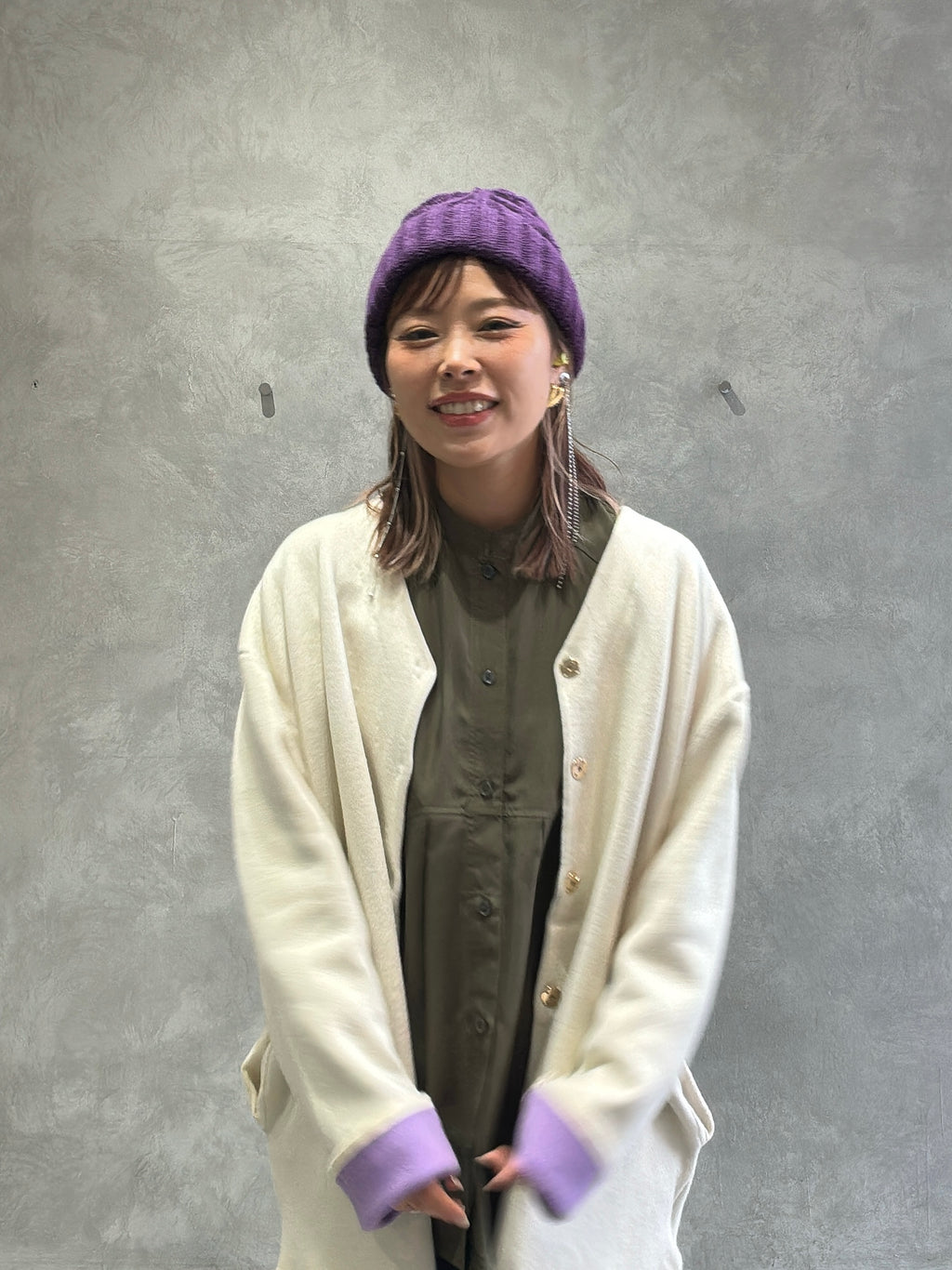 ゆるフィットニットキャップ