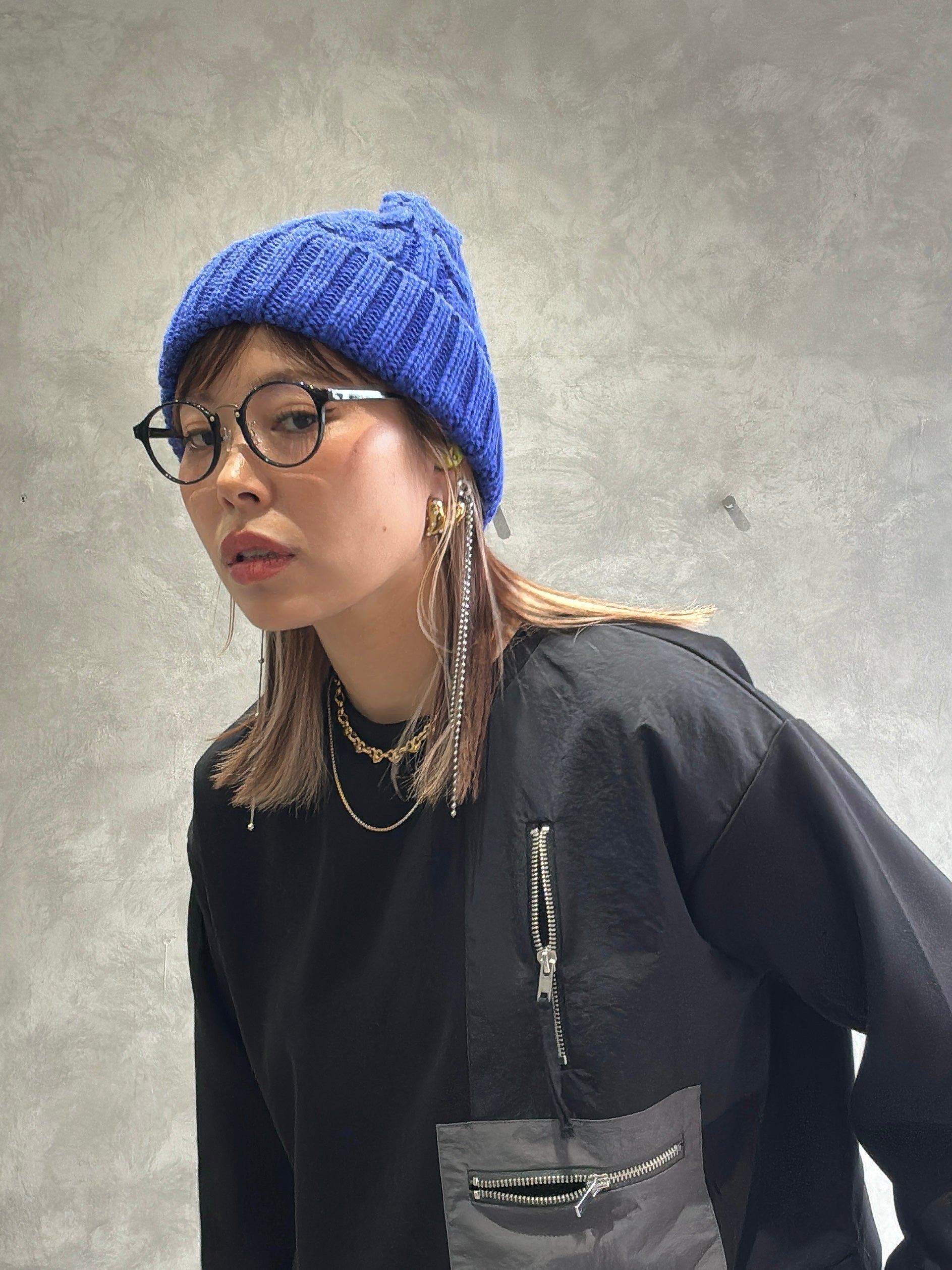 ゆるフィットニットキャップ