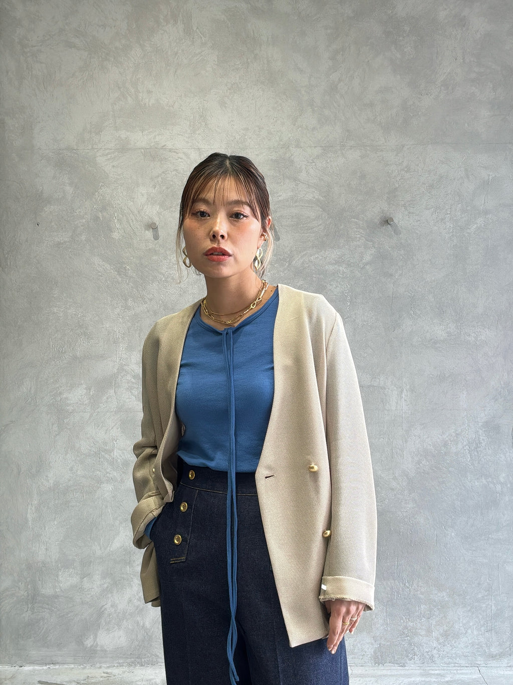 【予約販売】カーブバーネックレス