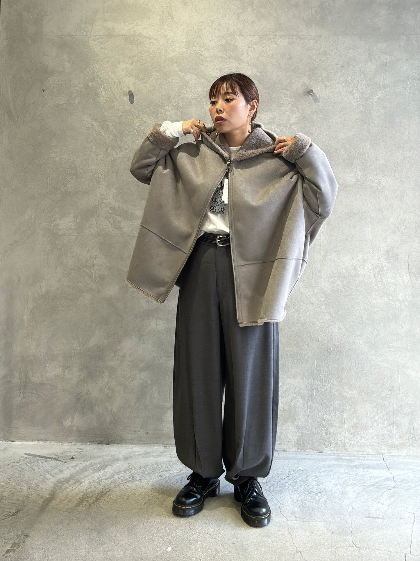 【再入荷】カフタックパンツ／Anna Kerry