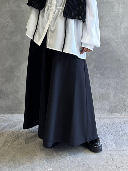 ラウンドヨークガウチョパンツ／CYAN tokyo