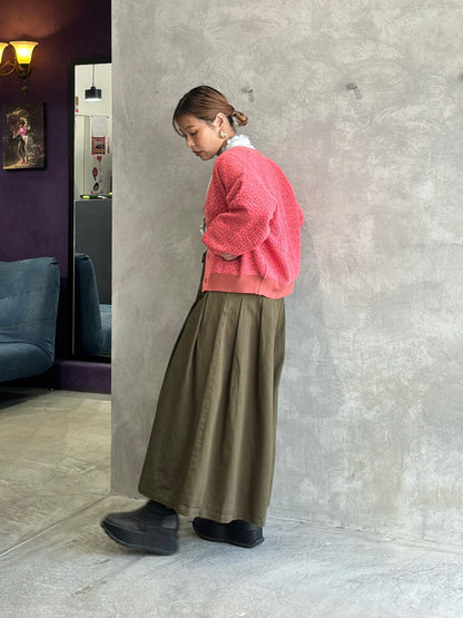 連続柄ニットカーディガン／LE MÉLANGE