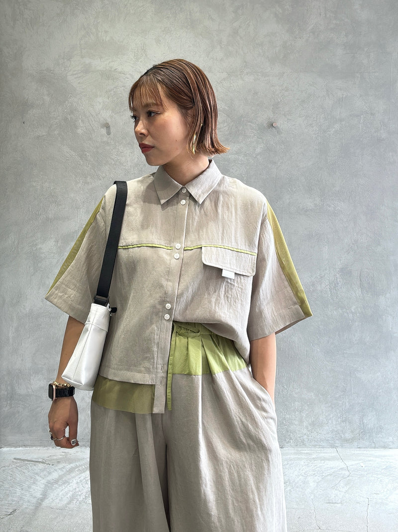 メッシュドッキングブラウス／MARECHAL TERRE
