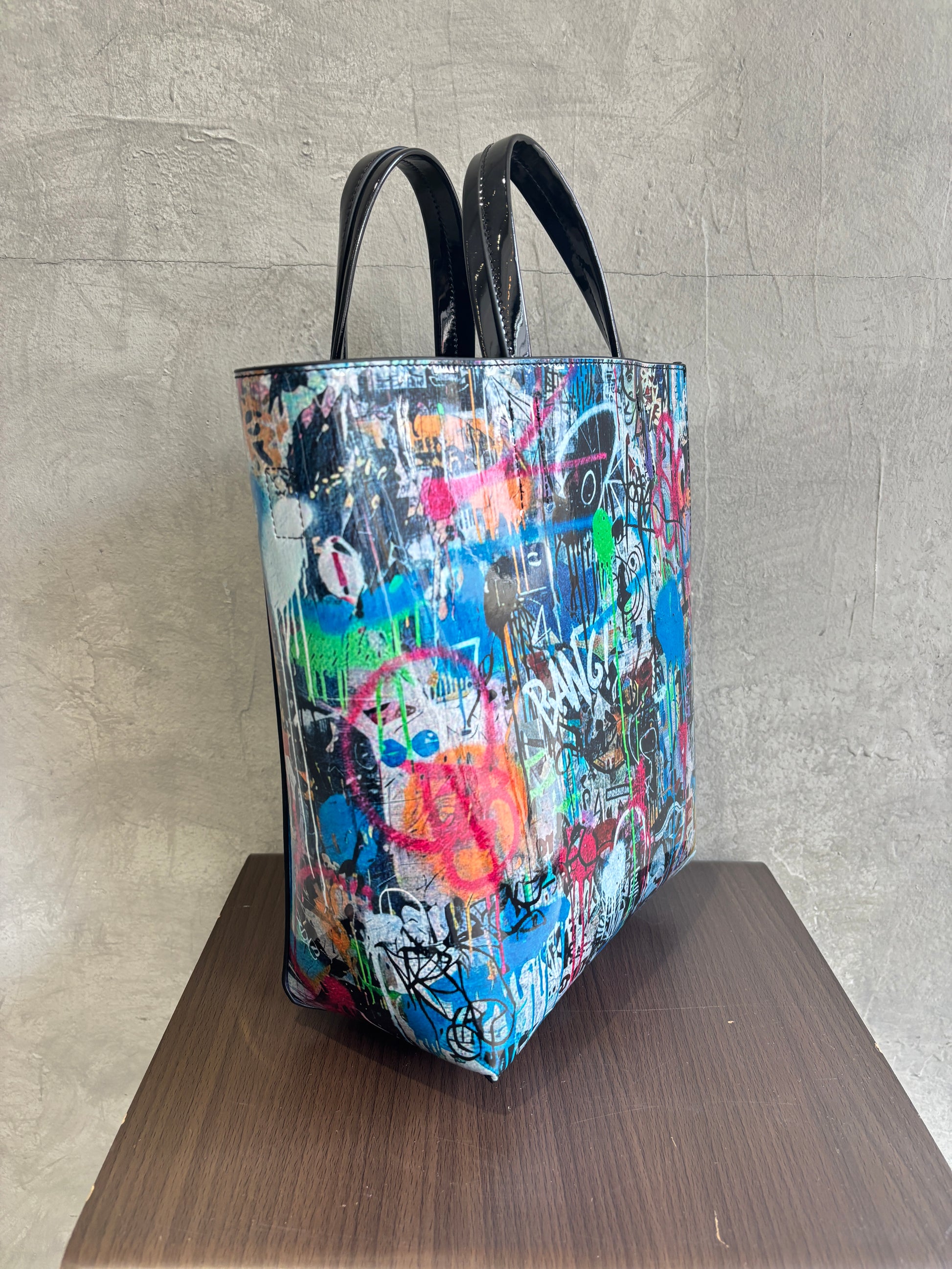 アートプリント２way台形トートバッグ