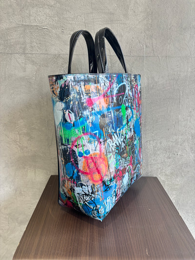 アートプリント２way台形トートバッグ