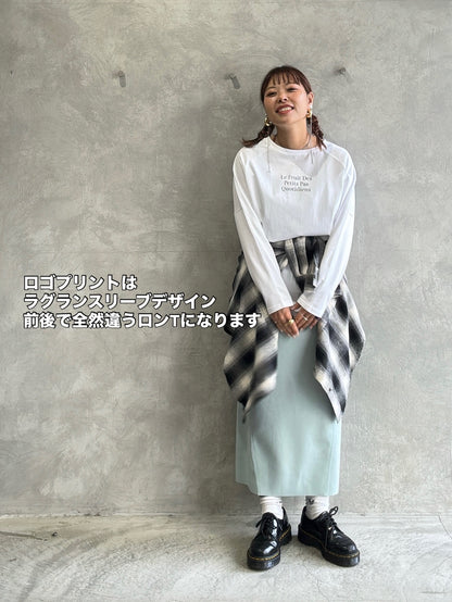 【再入荷】2way（DOG & LOGO）プリントカットソー／Dignite collier