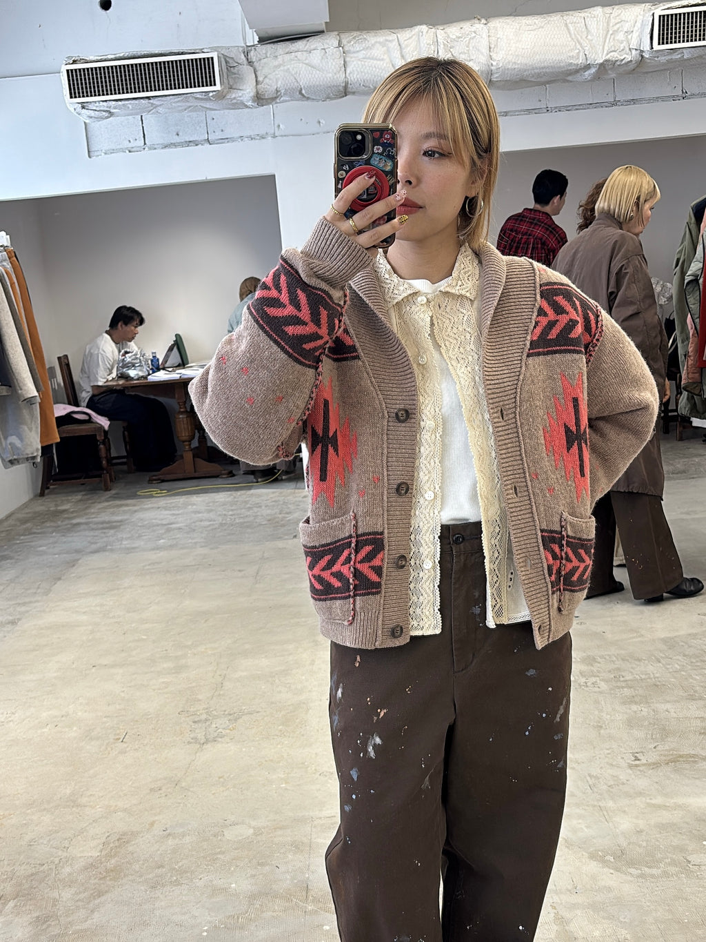 受付終了【予約⚡︎販売】カウチン風ショールカラーカーディガン／8652103／LE MÉLANGE／2026 AW #2