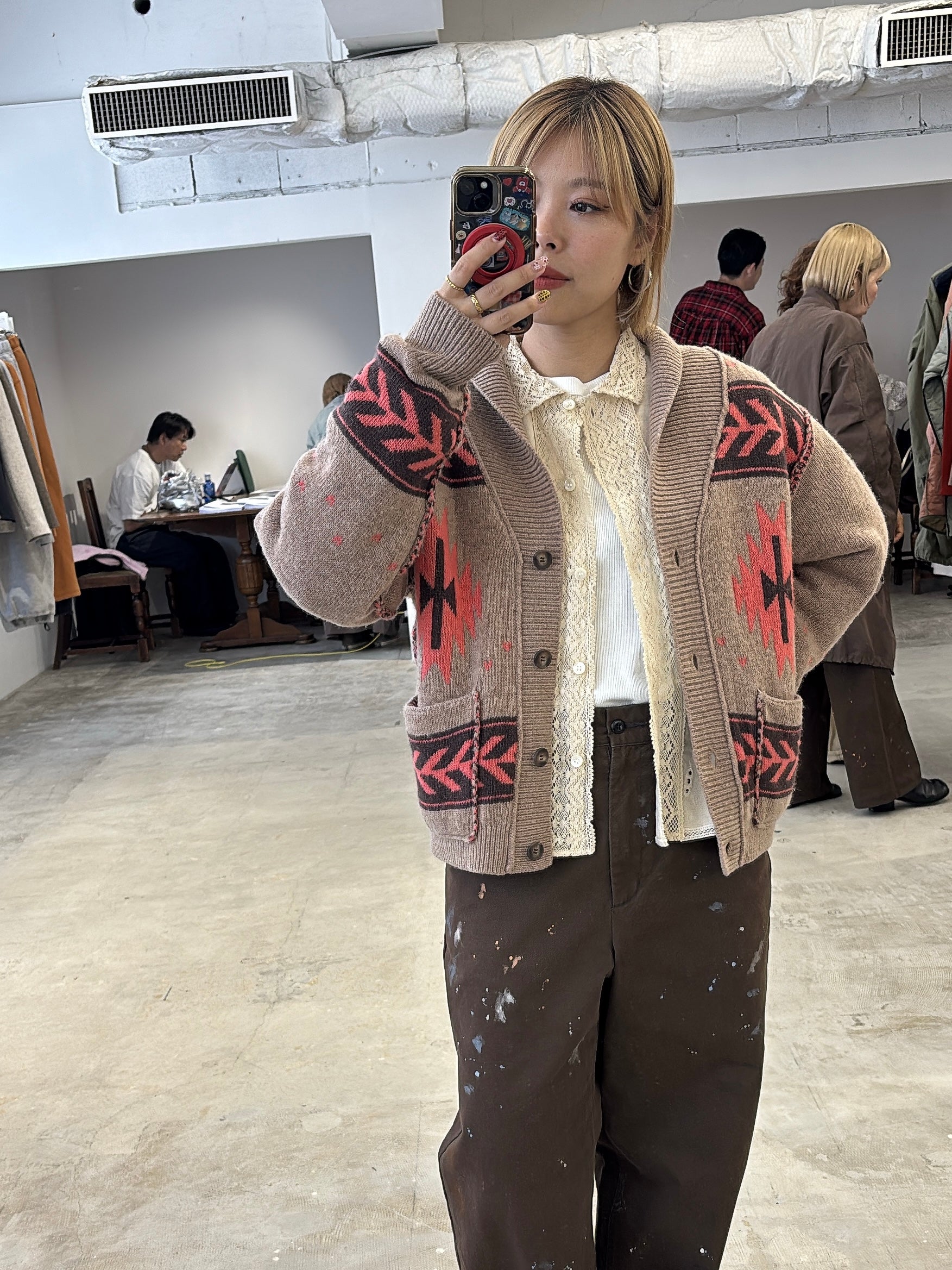 【予約⚡︎販売】カウチン風ショールカラーカーディガン／8652103／LE MÉLANGE／2026 AW #2