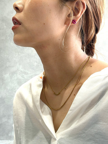 スマイリングマウスネックレス