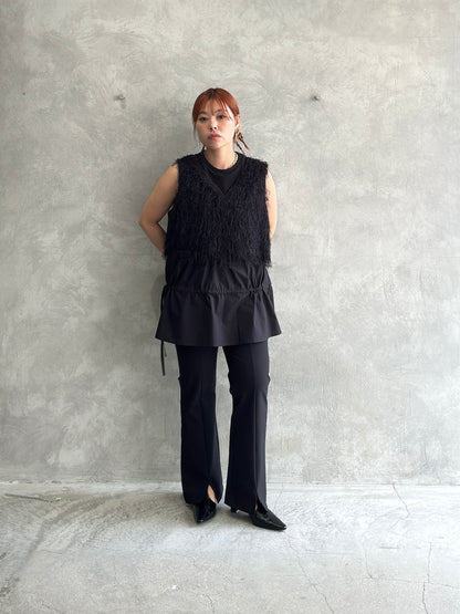 スーパーストレッチフレアパンツ／CYAN tokyo