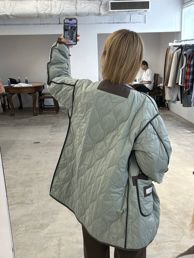 受付終了【予約⚡︎販売】リバーシブルキルティングライナー／8653902／LE MÉLANGE／2026 AW #2