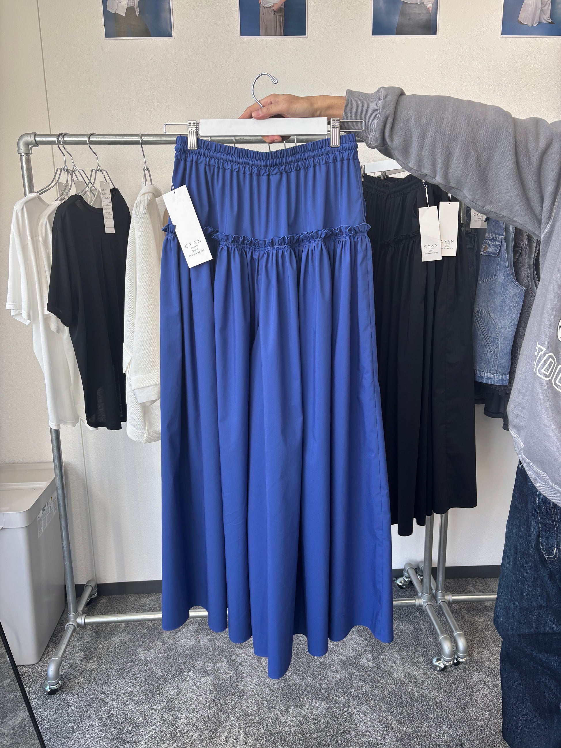 【予約販売】フリルギャザーバギーパンツ／601456／CYAN tokyo／2026 SS#2