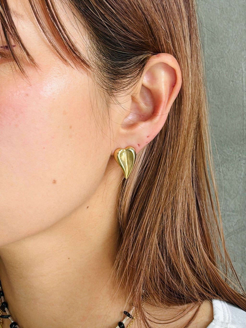 【予約販売】ソリッドハートピアス