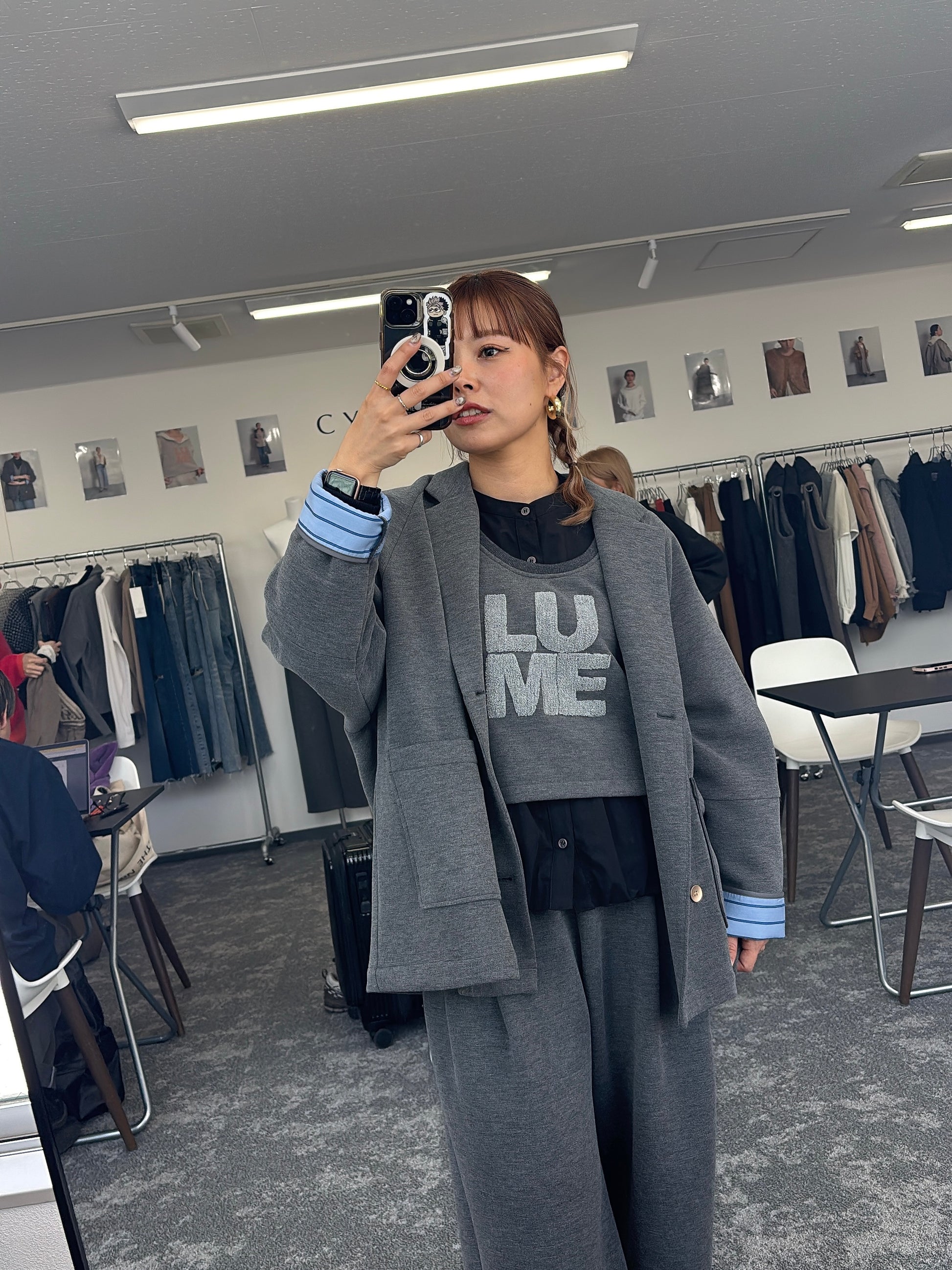 【予約⚡︎販売】マイクロフリースWジャケット／604513／CYAN tokyo／2026 AW#1