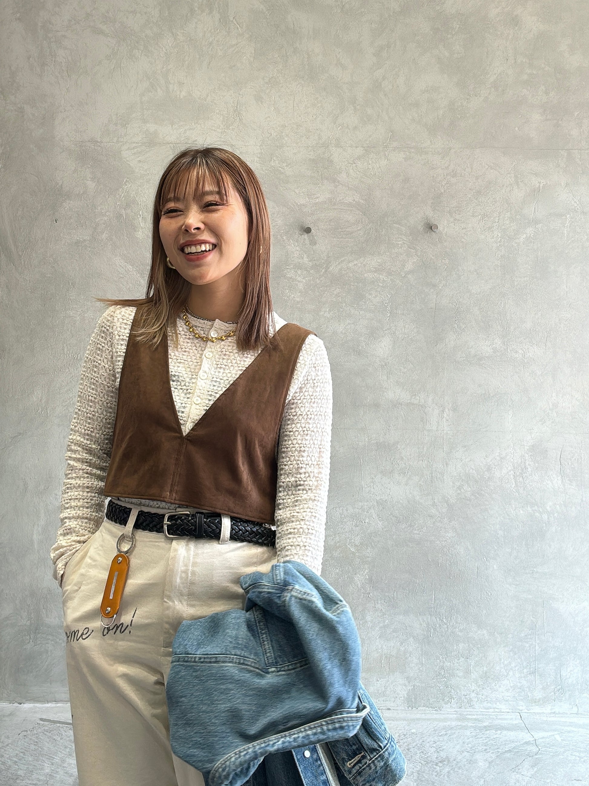 ヘンリーネックカットソー／8611002／LE MÉLANGE