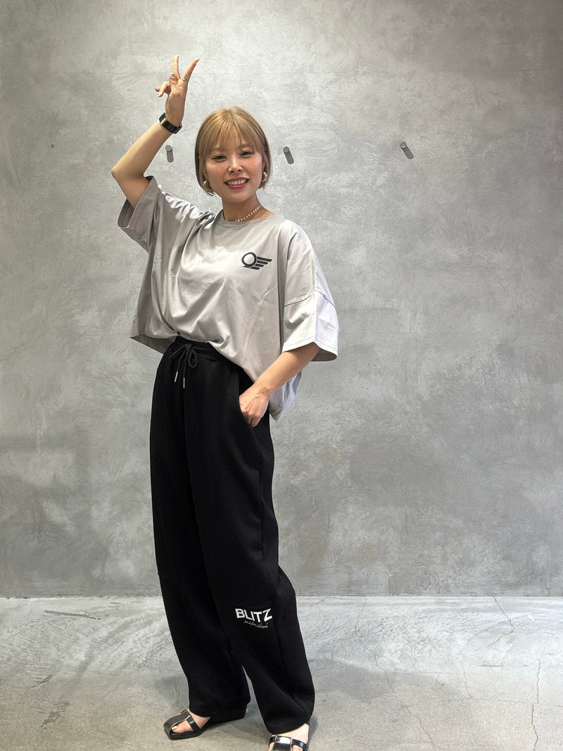 ショート丈ドライタッチTシャツ／No.9-the Nines-