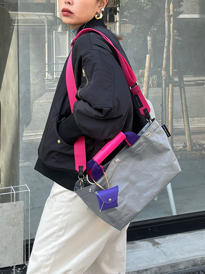 【予約販売】パープル×ピンク（本体：シルバー）／FACTORY OMOTO／BASIC TOTE