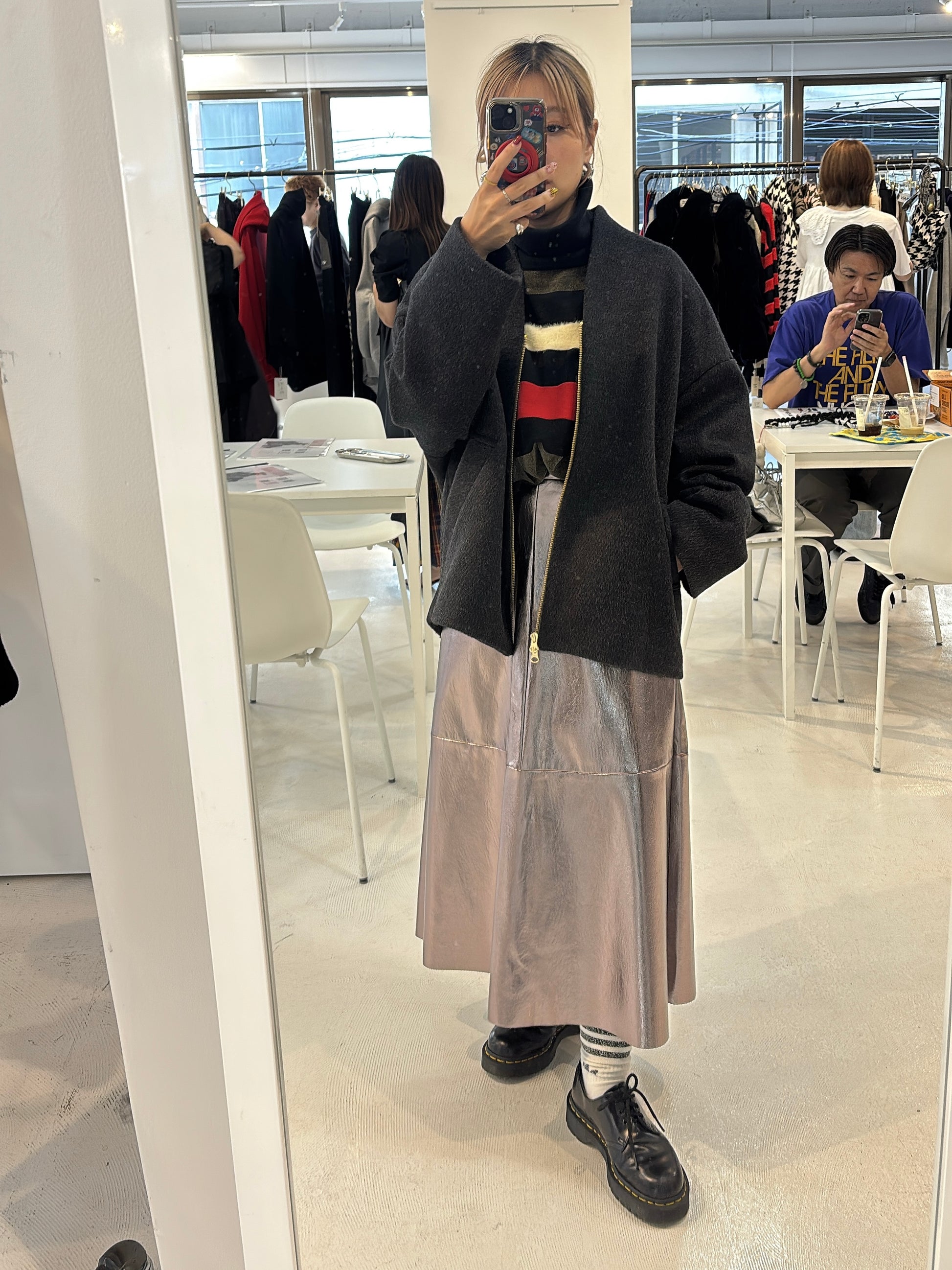 【予約⚡︎販売】異素材ボーダータートルニット／MG KN-26120-A／MARGAUX VINTAGE／2026 AW＃2