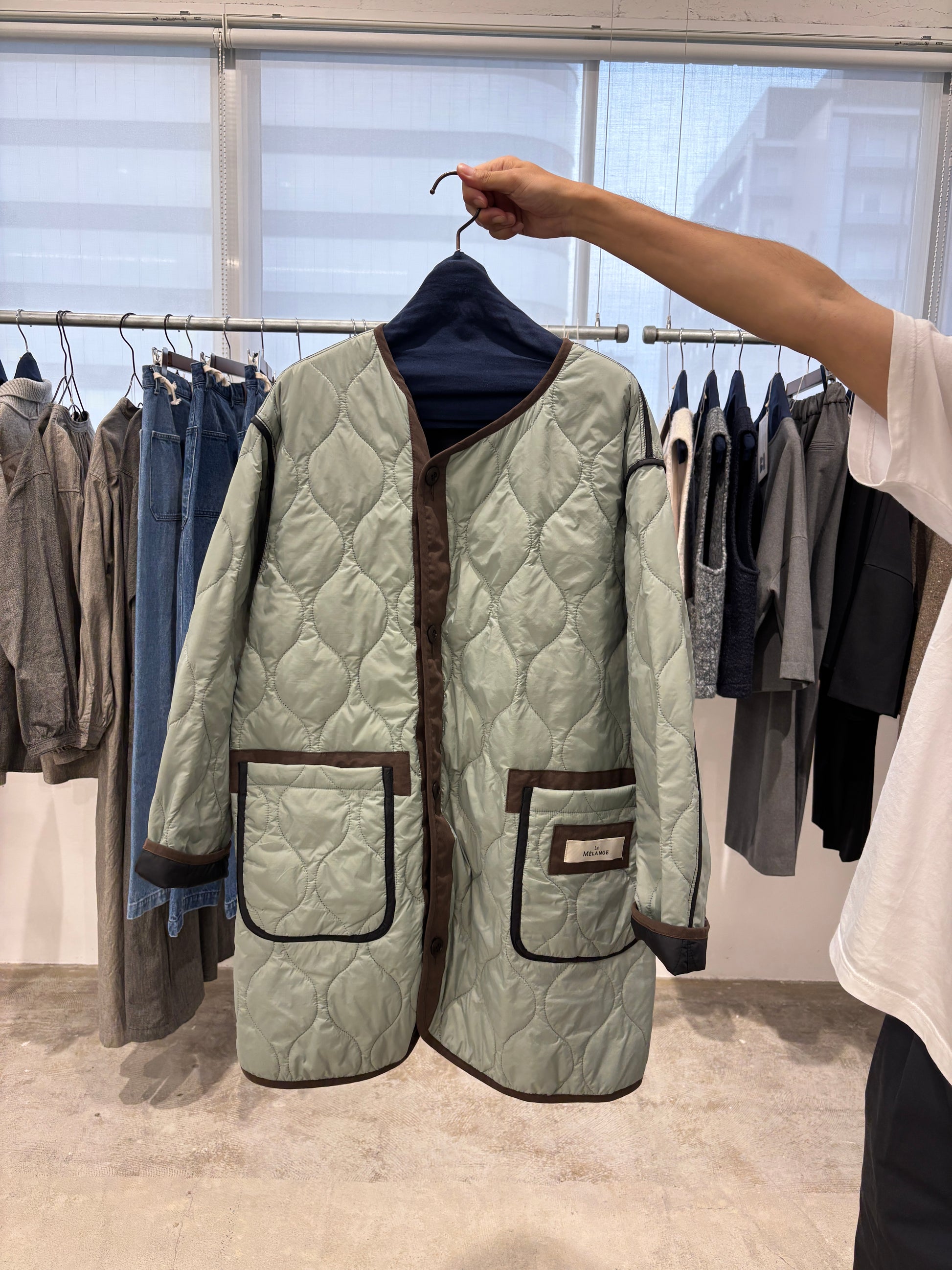 【予約⚡︎販売】リバーシブルキルティングライナー／8653902／LE MÉLANGE／2026 AW #2
