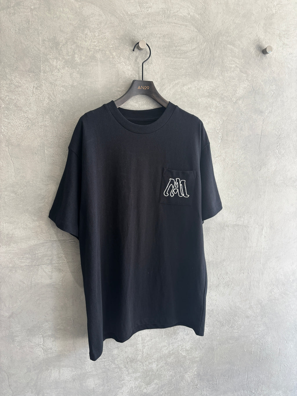 【予約販売】men'sサイズ／コード刺繍ポケット Tシャツ／ING